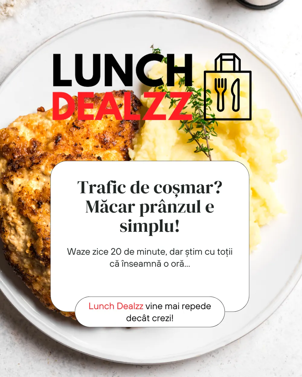 Campaign creative for the delivery platforms.