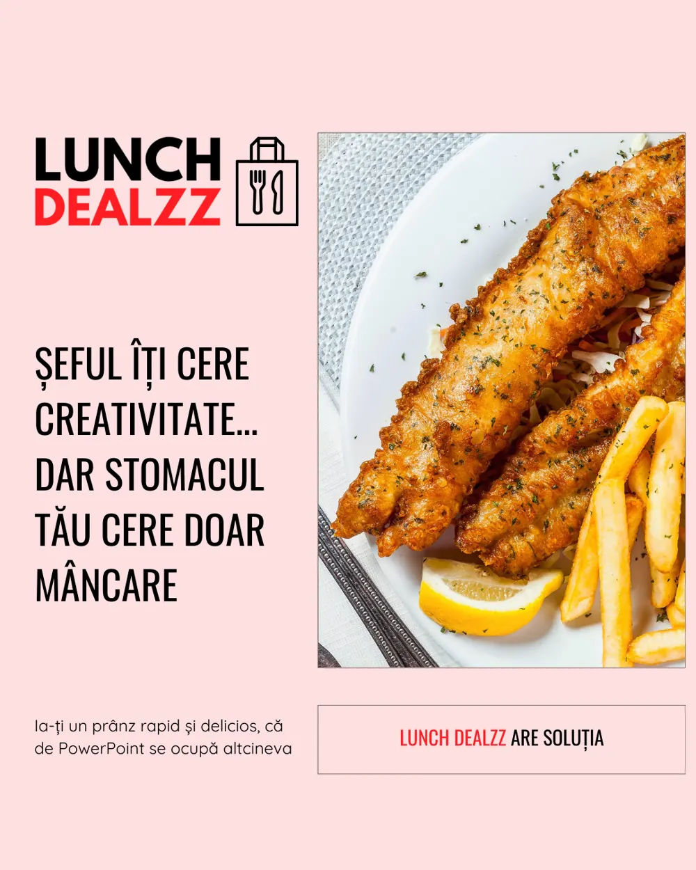 Campaign creative for the delivery platforms.