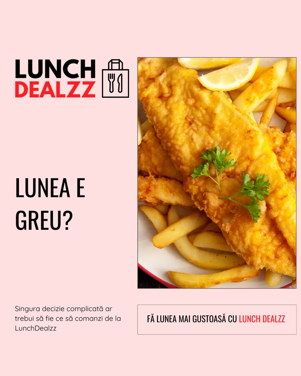 Campaign creative for the delivery platforms.